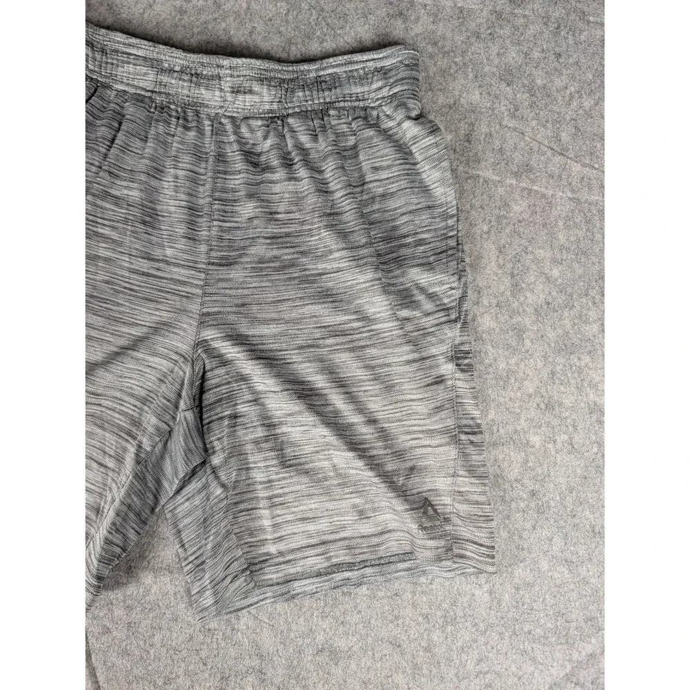 Reebok Mens Grey Space Dye Athletic Training Performance Shorts 5447